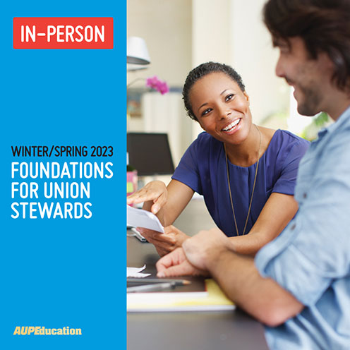 AUPE Foundations for Union Stewards course image